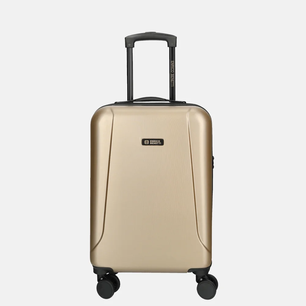 Enrico Benetti Handbagage koffers bruin, zilver en goud